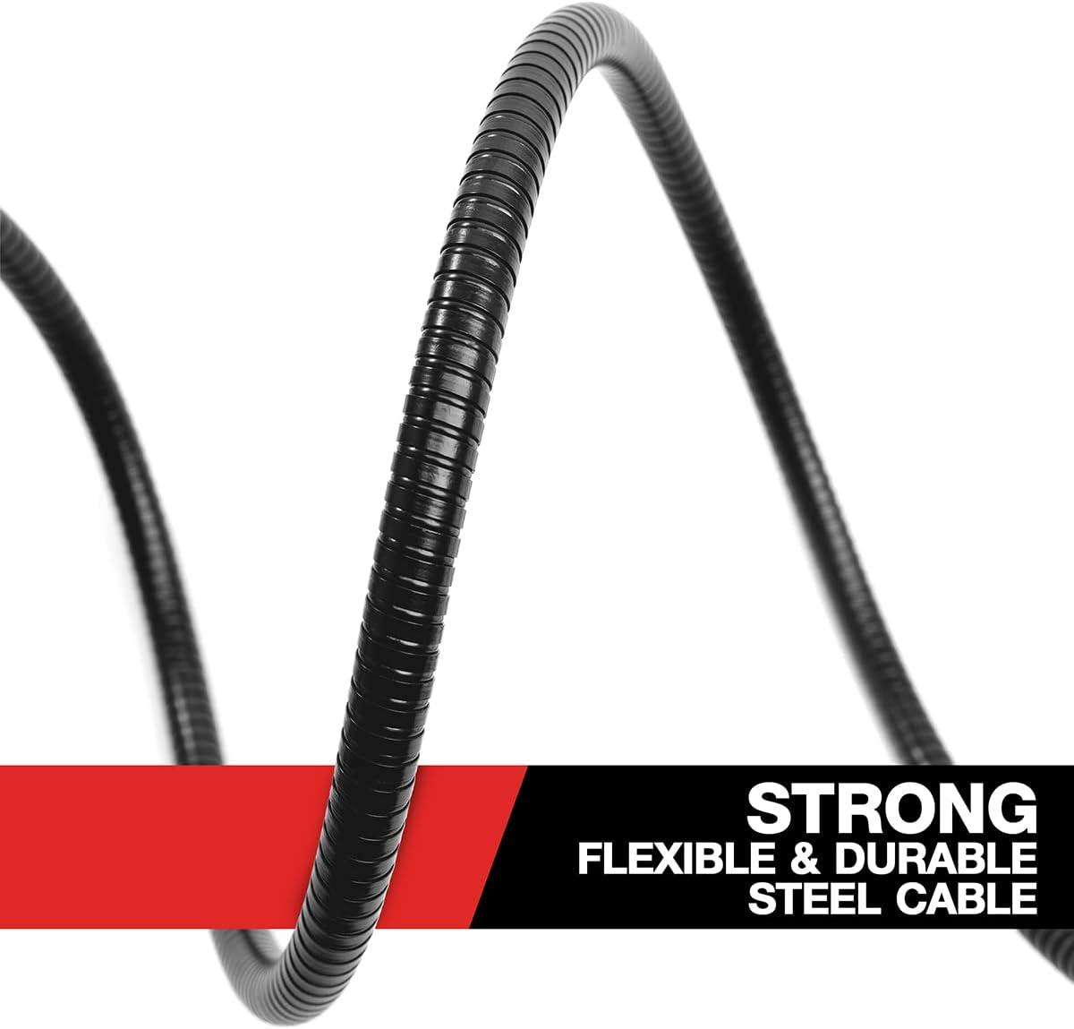 Cummins Steel Braided USB-C(R) Lightning(R) Charging Cord HD Steel Compatible with Apple(R) Devices 4ft CMN4701