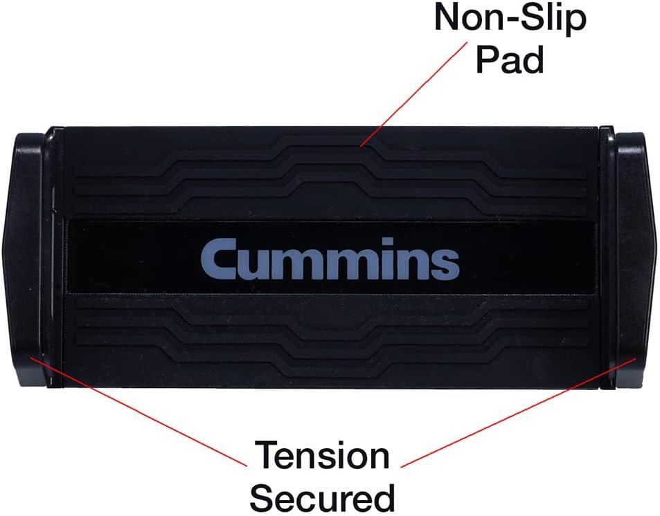 Cummins Windshield Tablet Mount CMNWSTBLT – Suction Cup Holder for Car Window or Dash Universal Compatibility Tablet Dock – Black