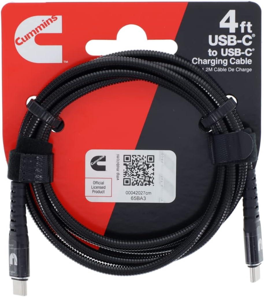 Cummins USB C® to C Cable CMN4711 Compatible with Most Android Devices – 4ft