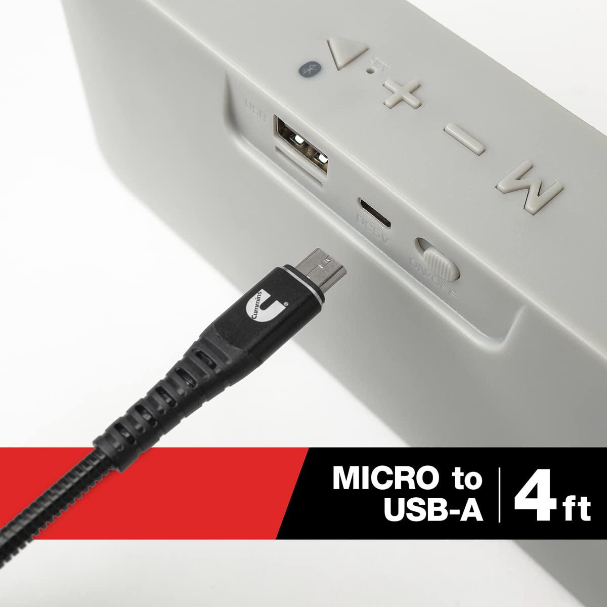 Cummins CMN4714 USB C Certified Micro Flexible Charging Cable Micro to USB C Google Nexus 5X, 6P, Google Pixel, and Others Compatible – 4 Foot(4 Feet)