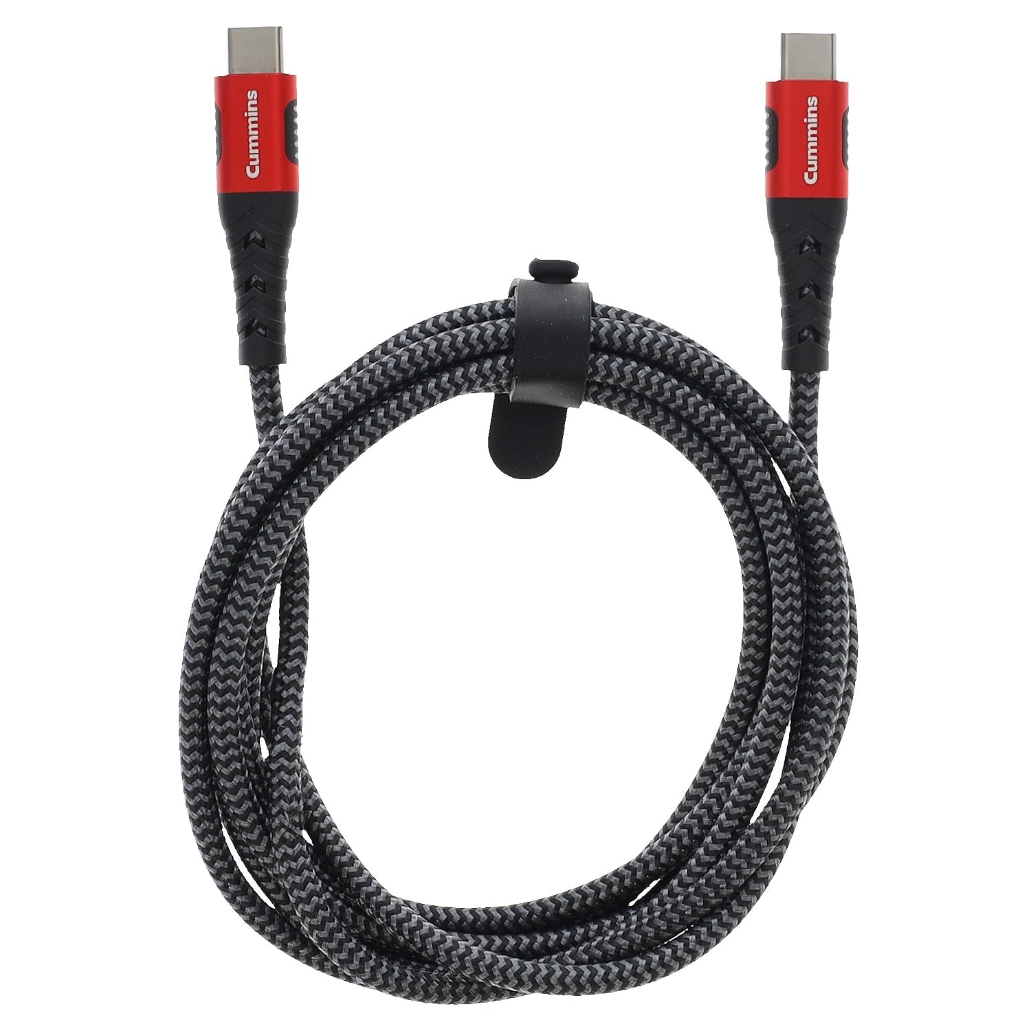 Cummins Braided USB-C to USB-C Cable, 6ft, Fast Charging and Sync, Compatible with iPhone and Samsung Galaxy