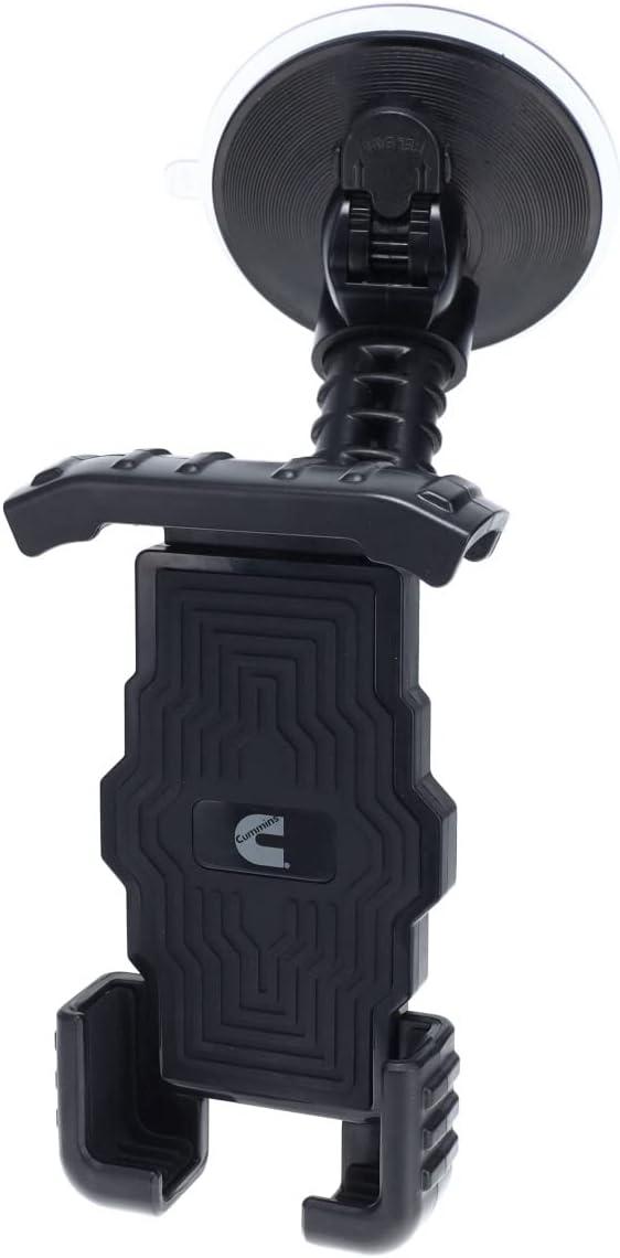 Cummins Windshield Phone Mount CMNWSPH – Suction Cup Phone Holder for Car or Truck Window or Dash Universal Fit – Black