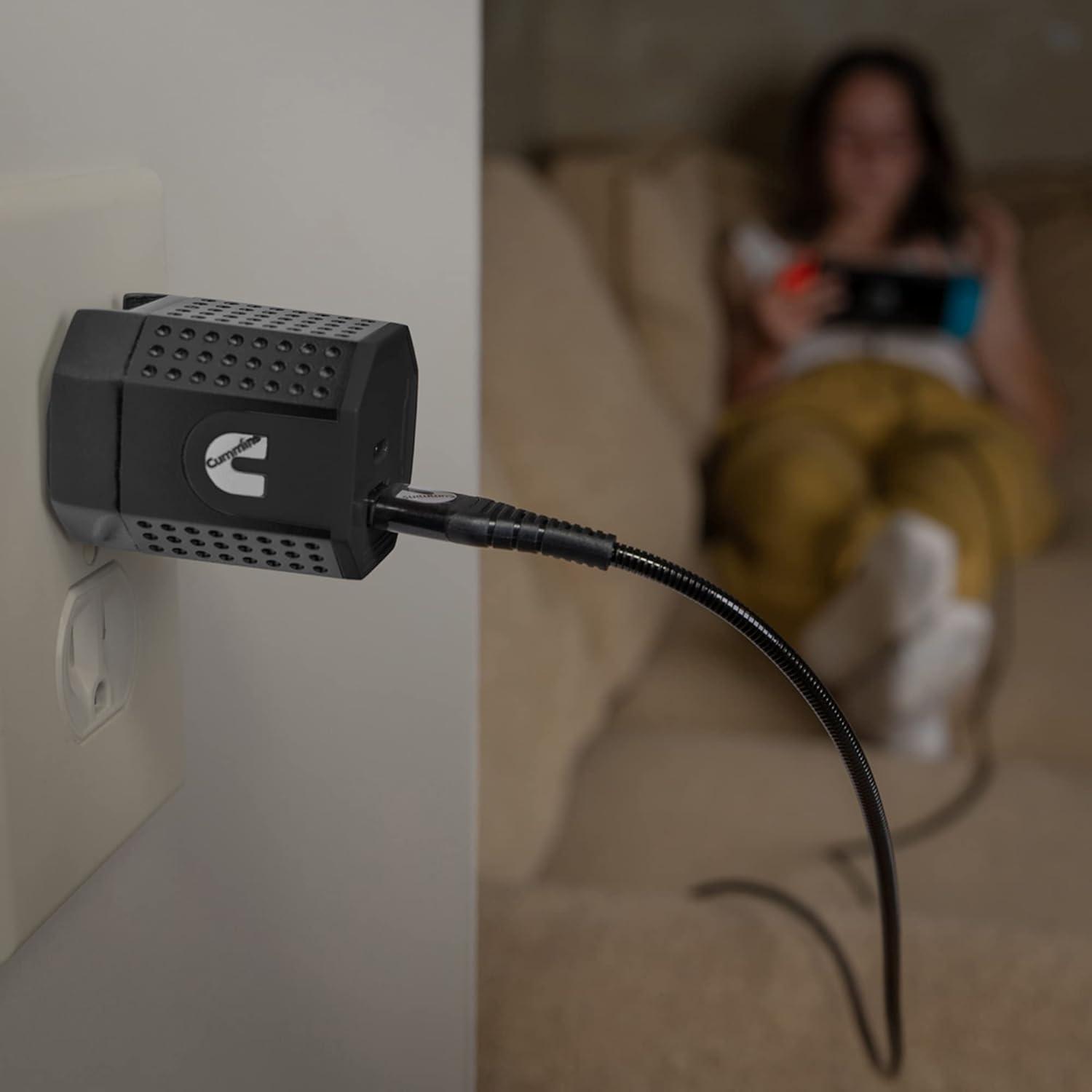 Cummins USB-C Fast Charging Wall Charger 32W Dual Port Type C Power CMN5045, Black