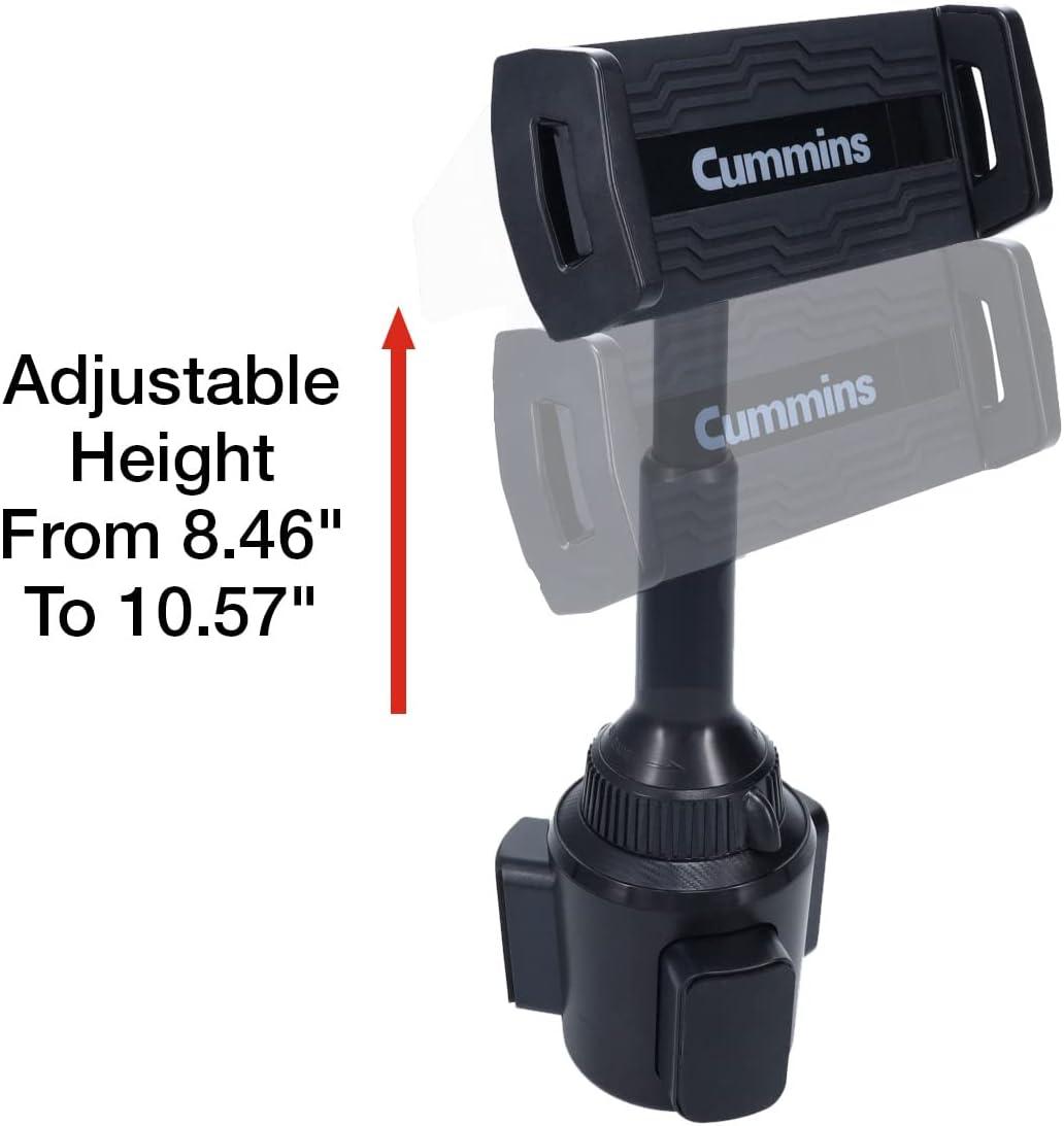 Cummins Cup Holder Tablet Mount CMNCHTBLT – Tablet Dock for iPad Samsung Galaxy Tab Amazon Fire and More – Black