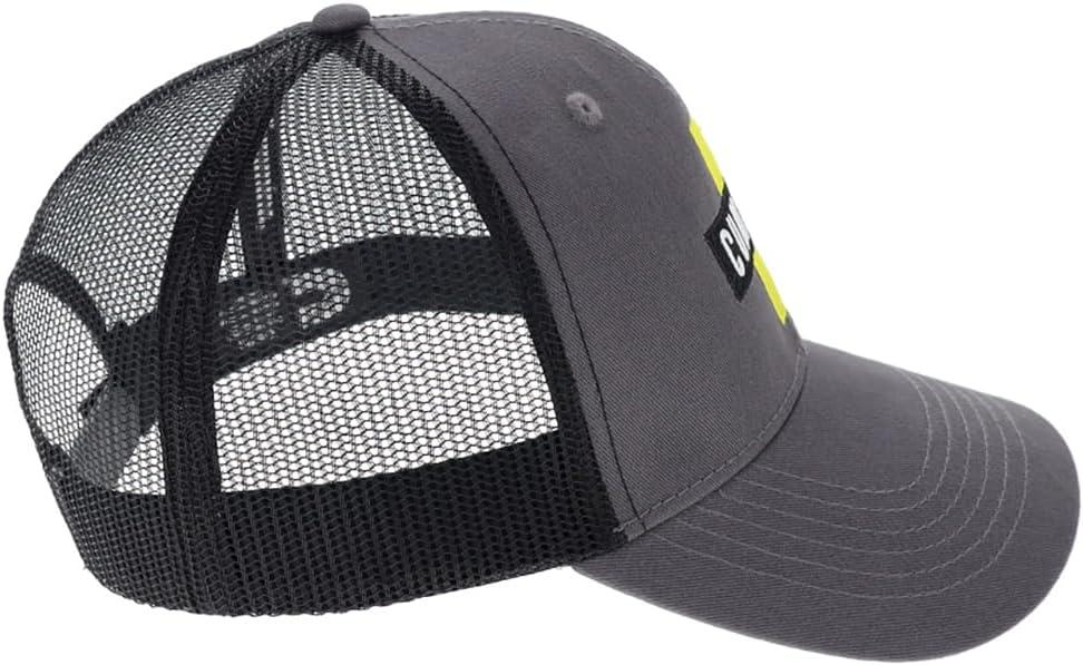 Cummins Hat Vintage Baseball Cap 1952 Cummins Logo Snapback Trucker Hats for Men Women, Mesh Snapback Cap(Gray)