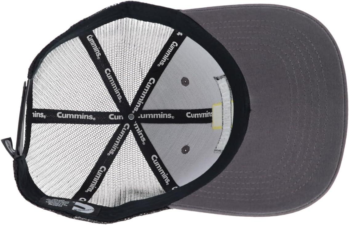 Cummins Hat Vintage Baseball Cap 1952 Cummins Logo Snapback Trucker Hats for Men Women, Mesh Snapback Cap(Gray)