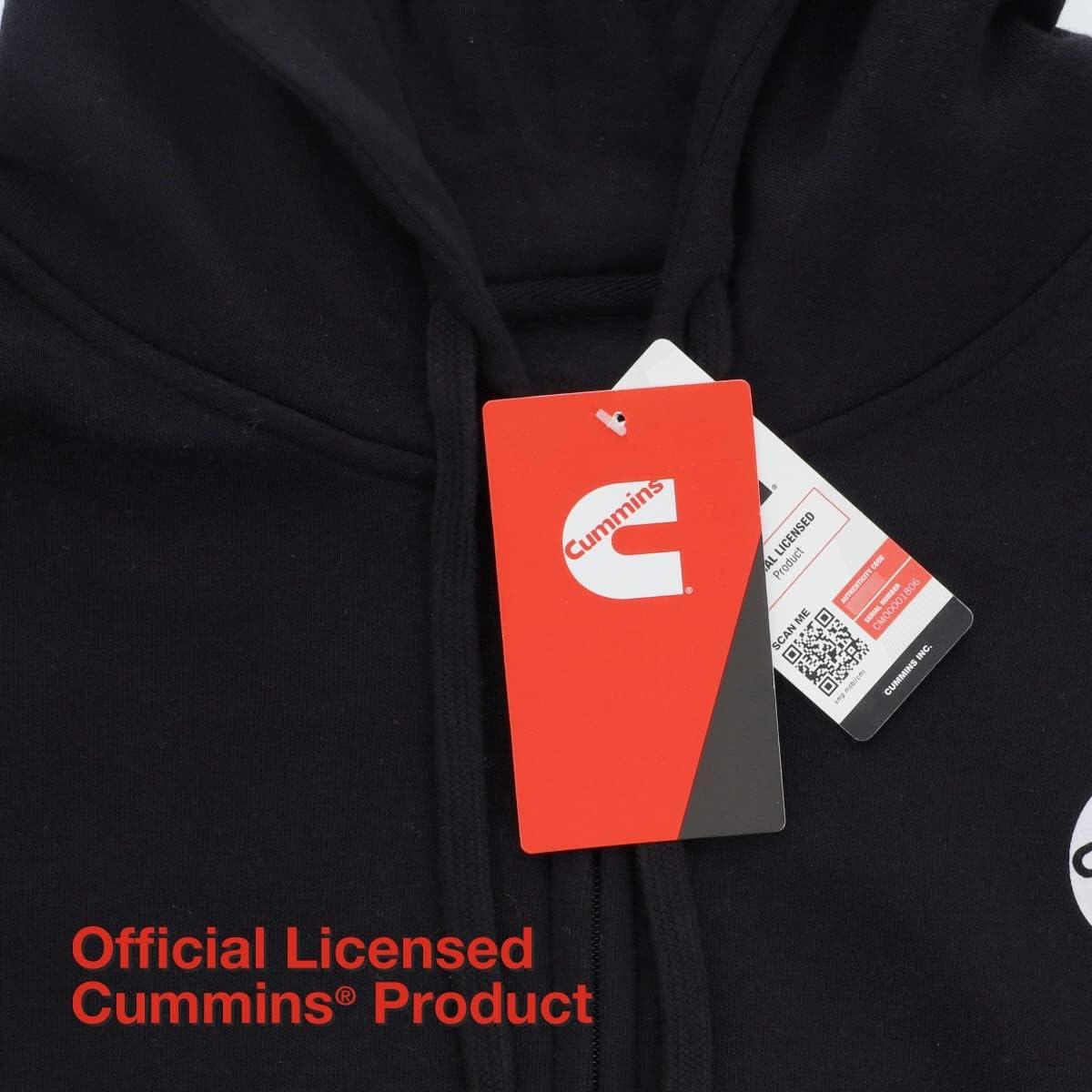 Cummins Men’s Sweatshirt Black Zipper Hoodie