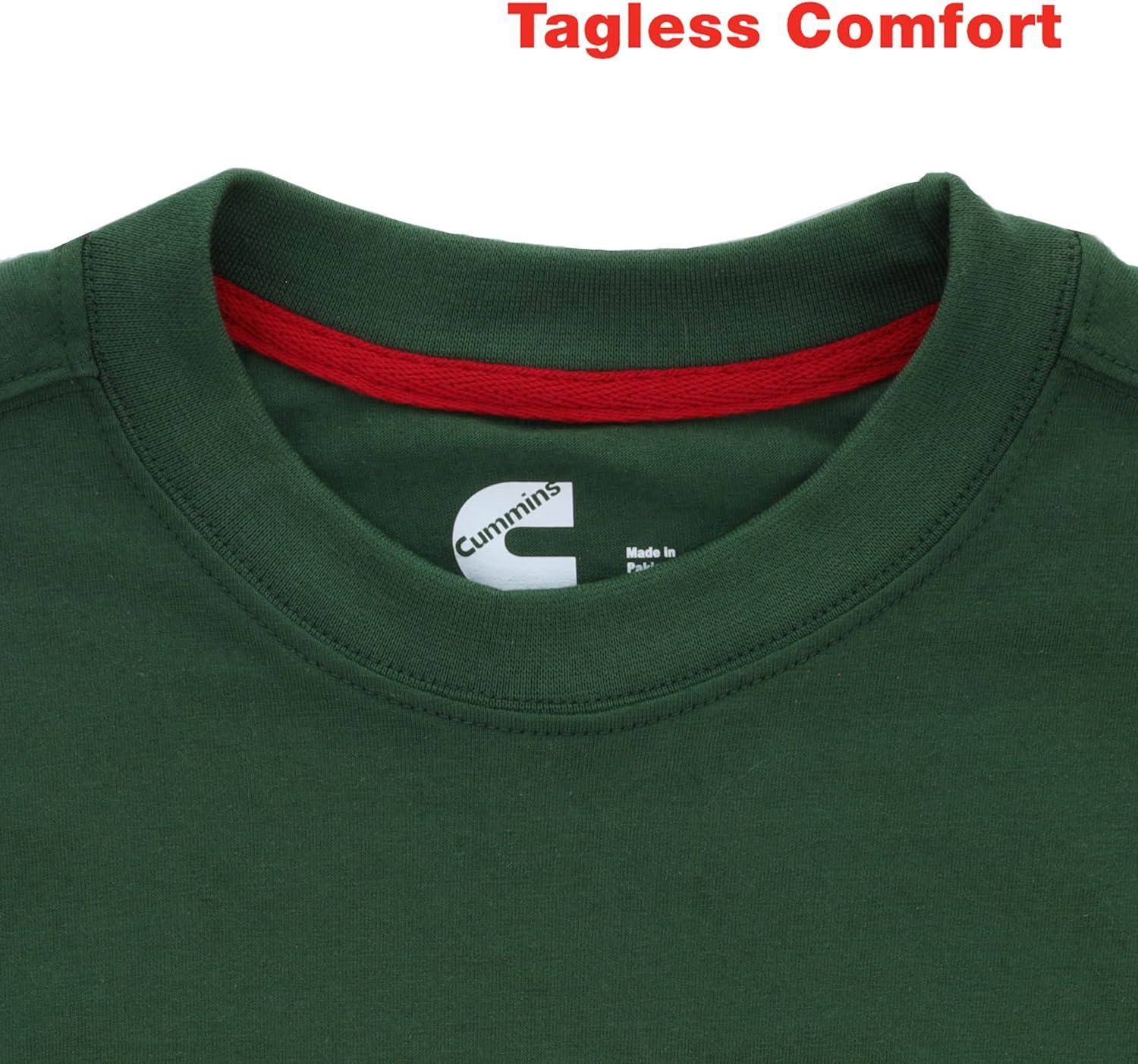 Cummins Turbo Diesel Emblem T Shirts for Men and Women Crew Neck Trucker Apparel Dodge Ram Tee(Green)