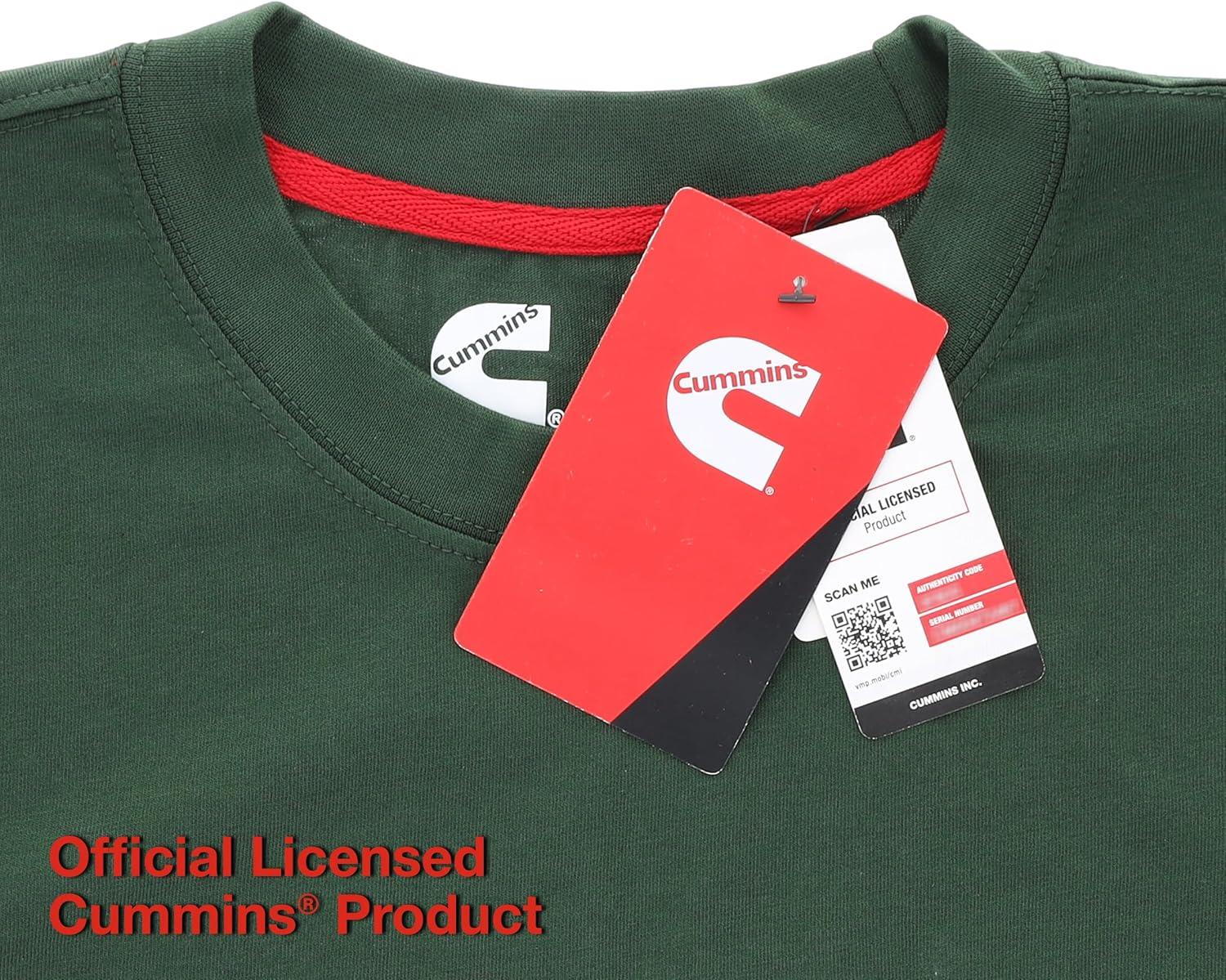 Cummins Turbo Diesel Emblem T Shirts for Men and Women Crew Neck Trucker Apparel Dodge Ram Tee(Green)