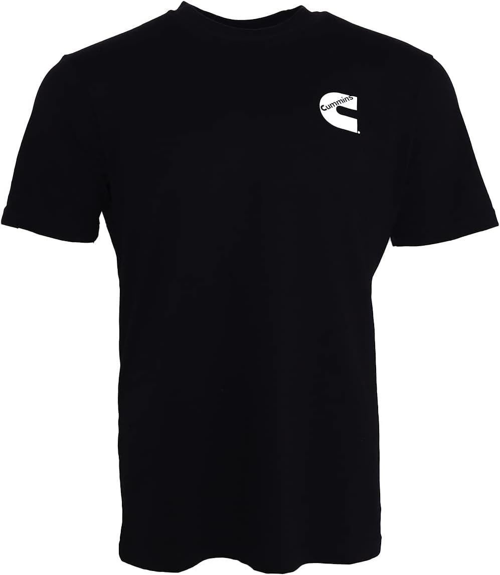 Cummins Men’s Standard Short Sleeve T-Shirt, Black, Small