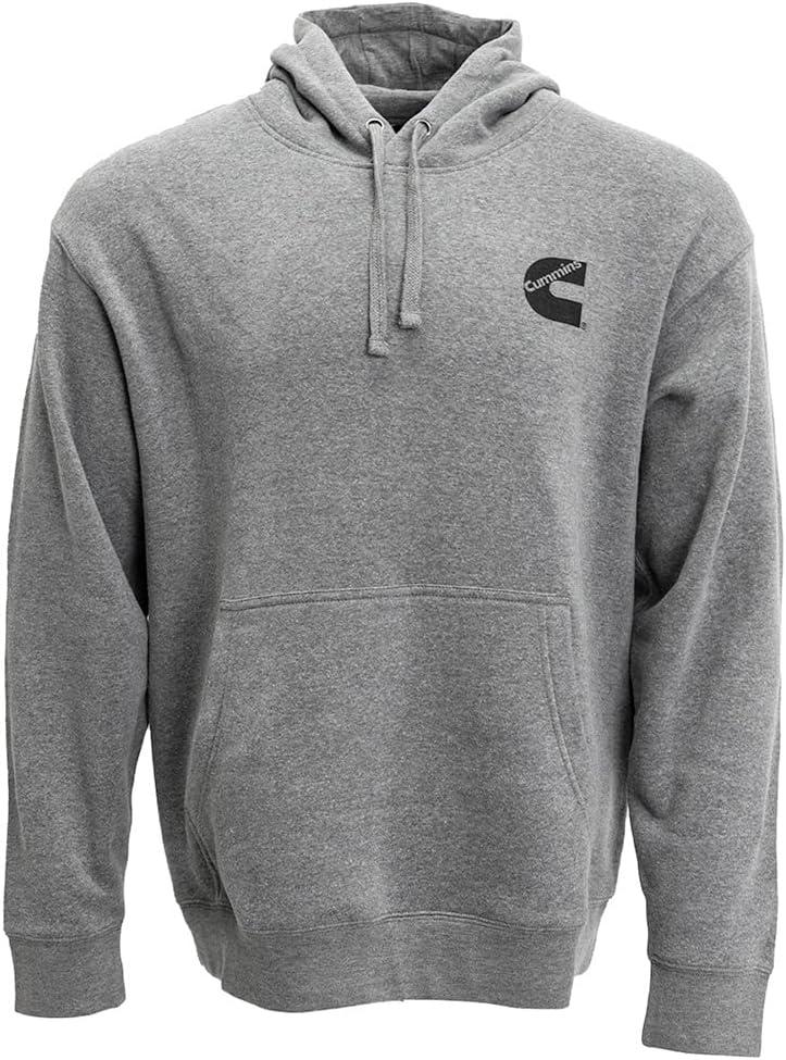 Cummins Hoodie Mens Womens Sweatshirt Pullover Logo Hoodies(Gray)