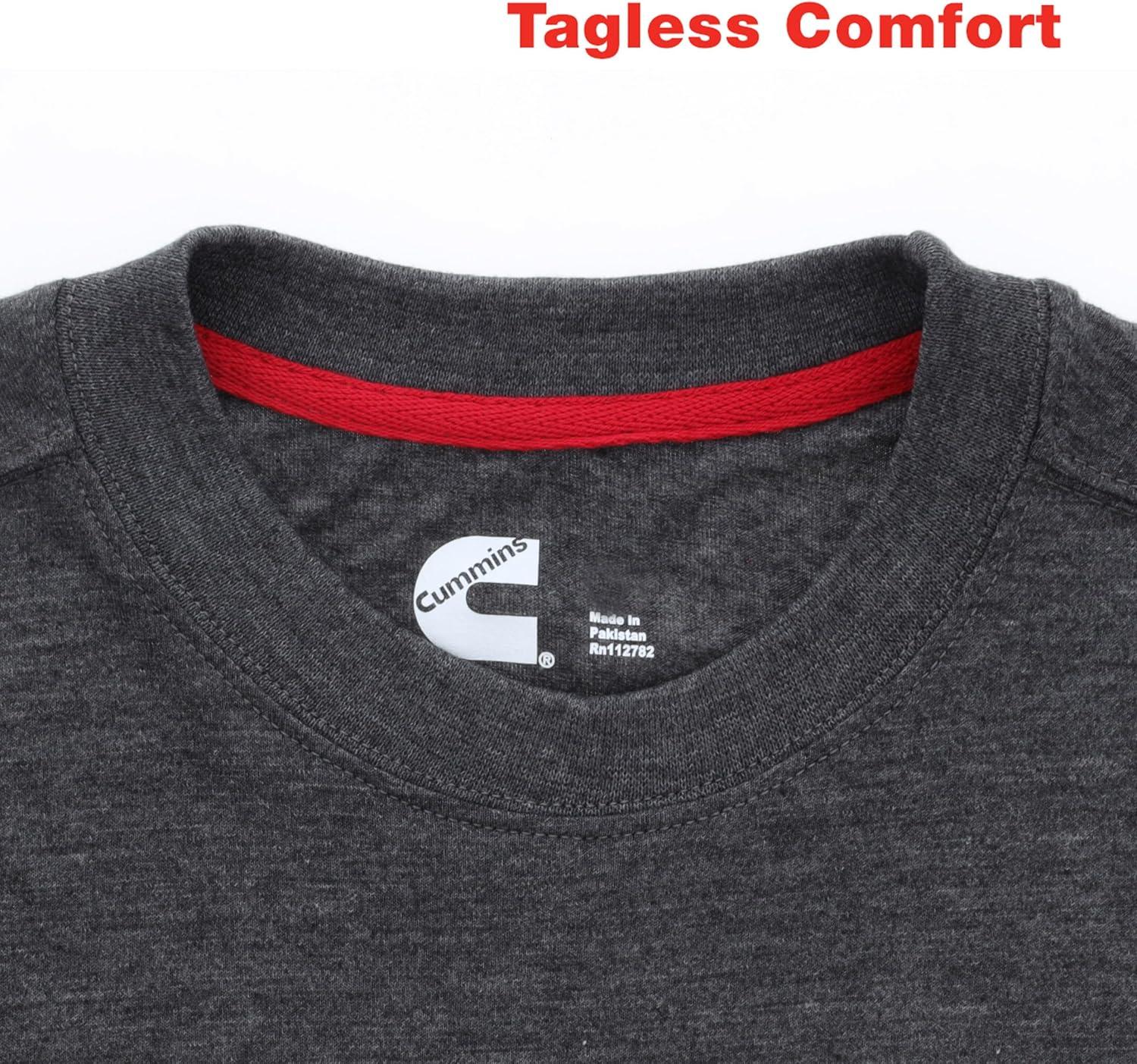 Cummins Standard T-Shirt, Charcoal, M – 3XL(Charcoal)
