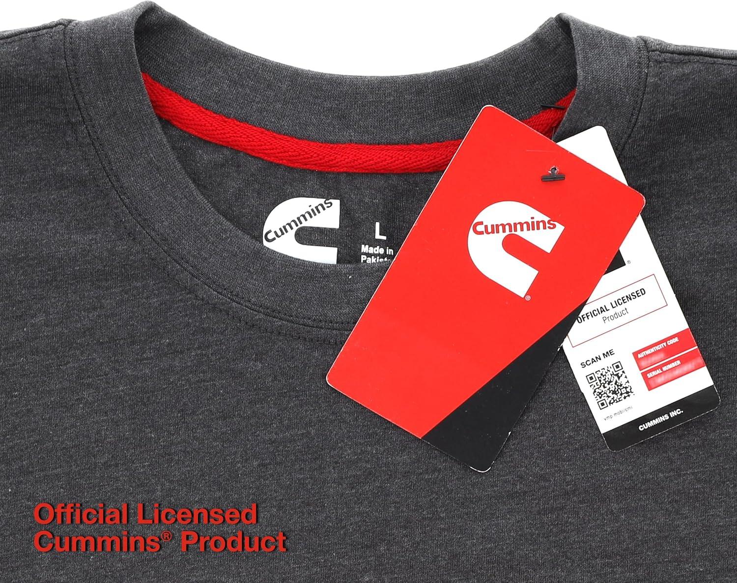 Cummins Standard T-Shirt, Charcoal, M – 3XL(Charcoal)