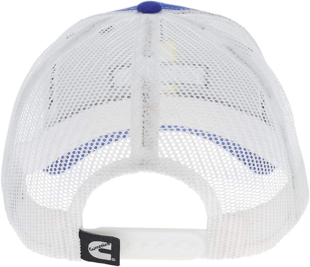Cummins Hat Vintage Baseball Cap 1952 Cummins Logo Snapback Trucker Hats for Men Women, Mesh Snapback Cap(Blue)