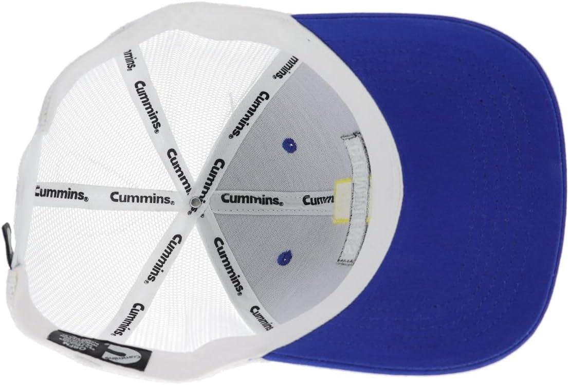 Cummins Hat Vintage Baseball Cap 1952 Cummins Logo Snapback Trucker Hats for Men Women, Mesh Snapback Cap(Blue)