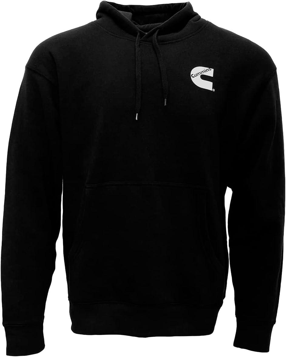 Cummins Hooded Sweatshirt, Black, S – 4XL(Black)