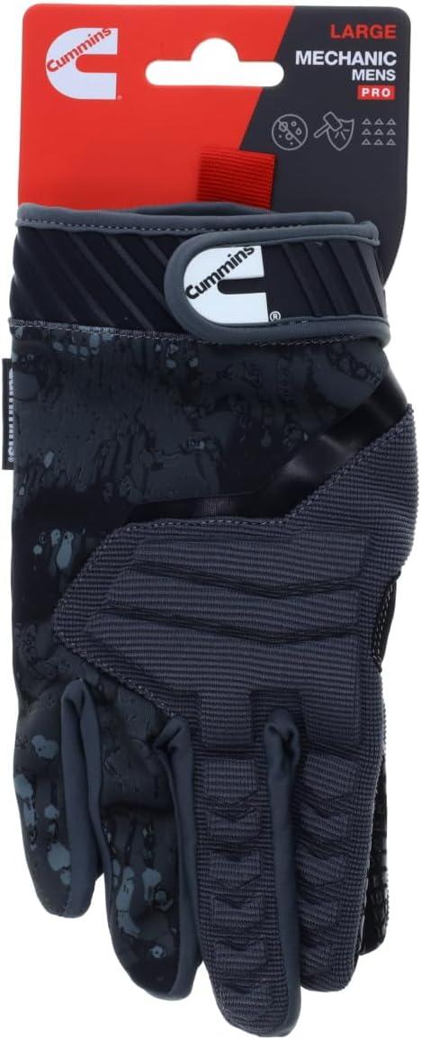 Cummins Pro Mechanic Glove – Professional Tool Grip Mechanics Work Gloves for Men Women with Impact Protection, Large(X-Large)