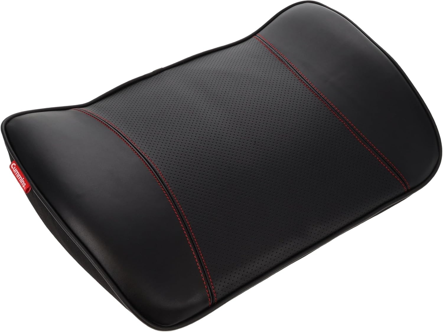 Cummins Leather Memory Foam Seat Cushion Spinal Support – Office Chair Cushion and Car Truck Accessory