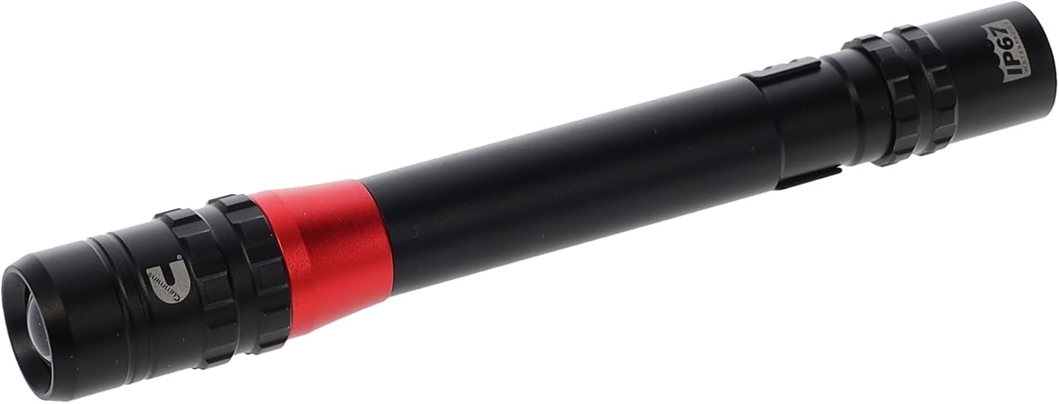 Cummins CMN35362 Pro Series Ignition Rechargeable Flashlight 500 Lumen LED Multiple Light Modes Pocket Pen Clip Flashlight