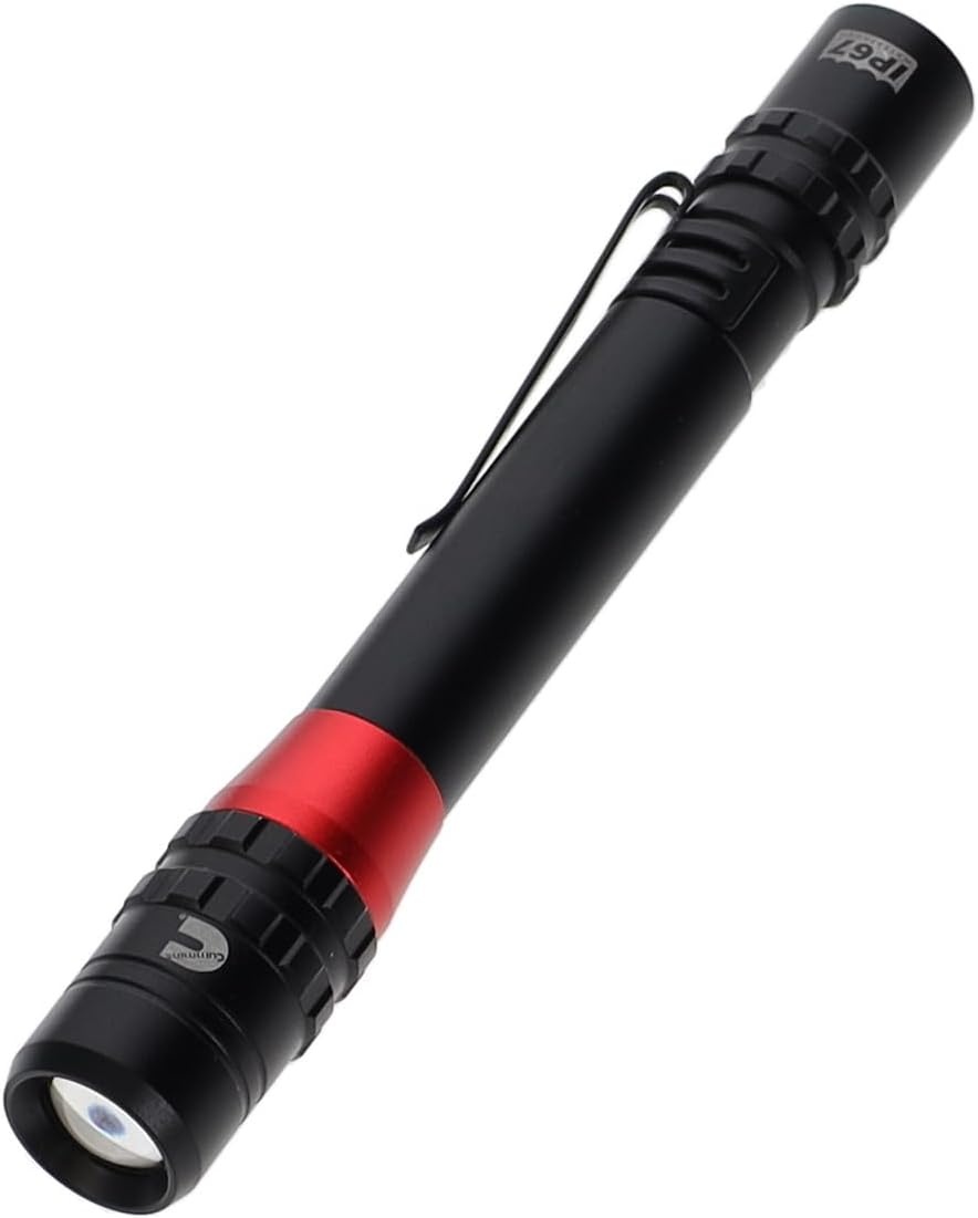 Cummins CMN35362 Pro Series Ignition Rechargeable Flashlight 500 Lumen LED Multiple Light Modes Pocket Pen Clip Flashlight