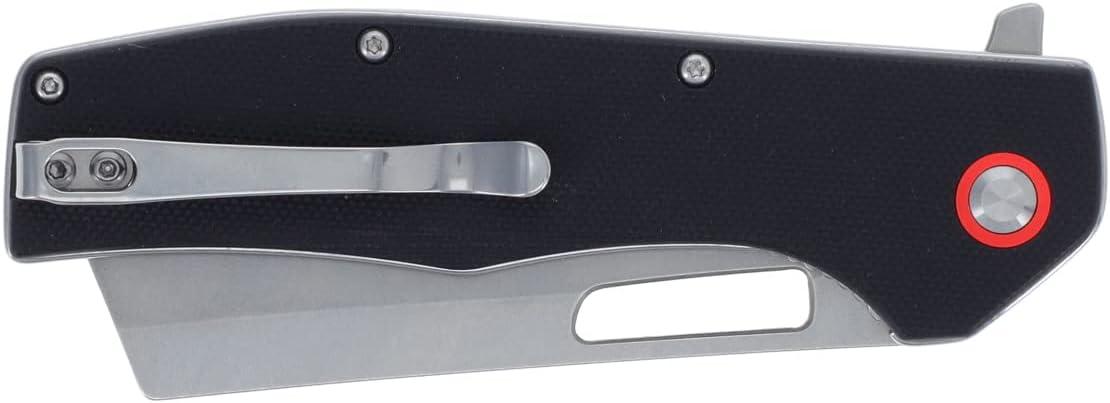 Cummins Cleaver Pocket Knife Folding 3.5-Inch Blade CMN4723 – Folding Knife with Frictionless Ball-Bearing Pivot for Easy Open Close – Black
