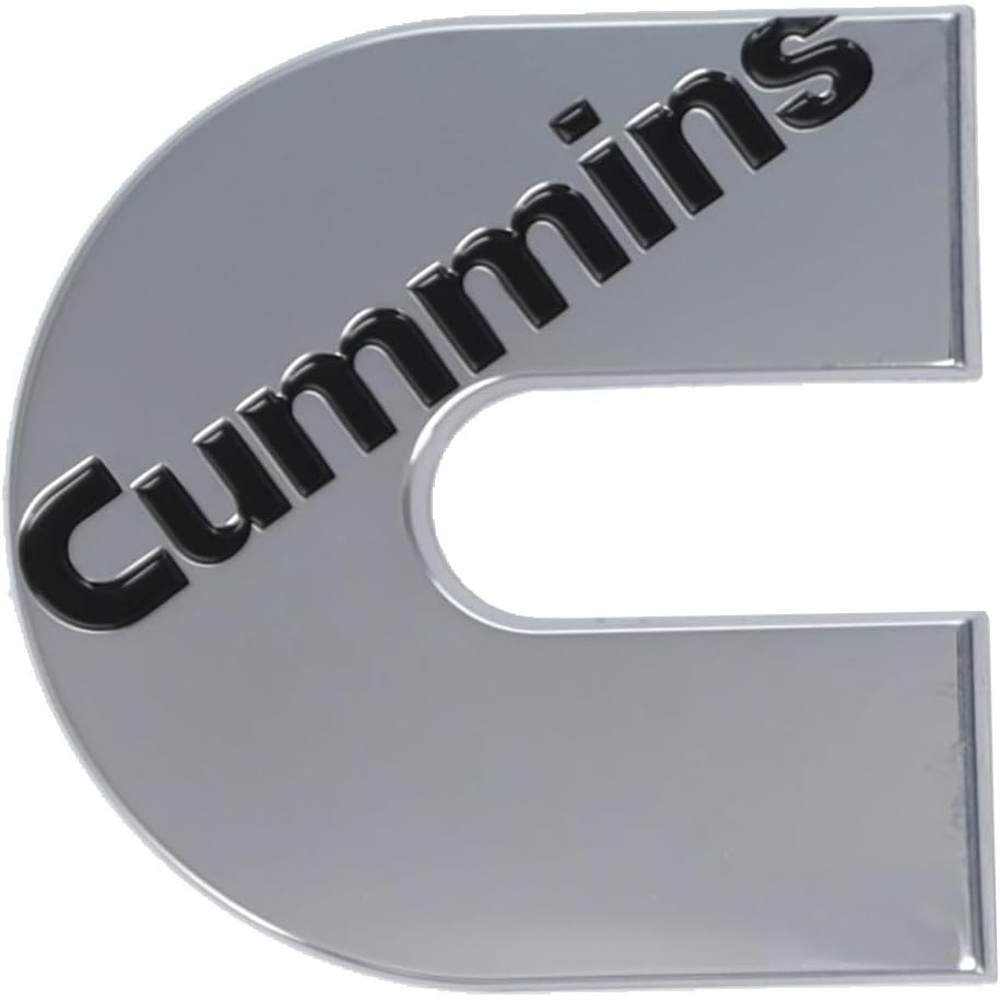 Cummins Logo Magnet 1.75-Inch CMN1151 Cummins Magnetic 3D Badge Indoor Use-Silver