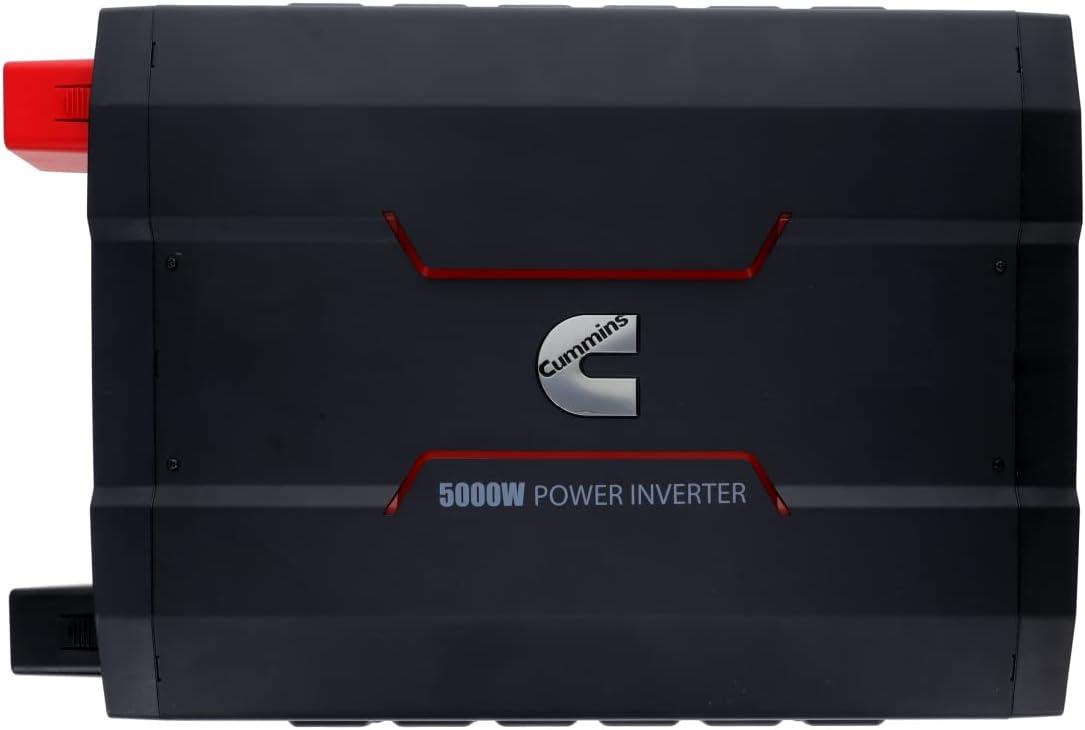 Cummins 3000 Watts Inverter Modified Sine Wave Truck Inverter 12 Volts to 110 Volts Four AC Outlets Two USB Ports (Plus Cable Kit)- CMN3000W – Inverters for Vehicles, Van Life, Camping(5000 Watts)